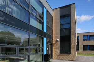 Fully compatible windows doors and curtain walling from Senior Architectural Systems give a stunning façade