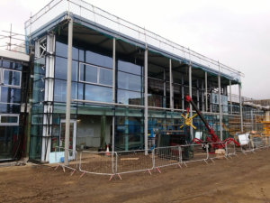 Fenestration from Senior being installed at North Lindsay College in Scunthorpe