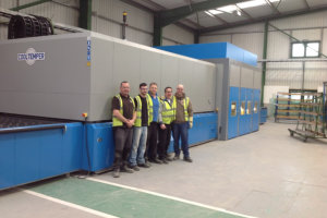 The new commercial toughening furnace with fully trained team members