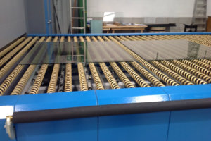 The new commercial furnace can produce larger sheets of toughened glass